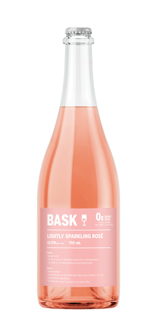 an image of BASK Lightly Sparkling Rosé