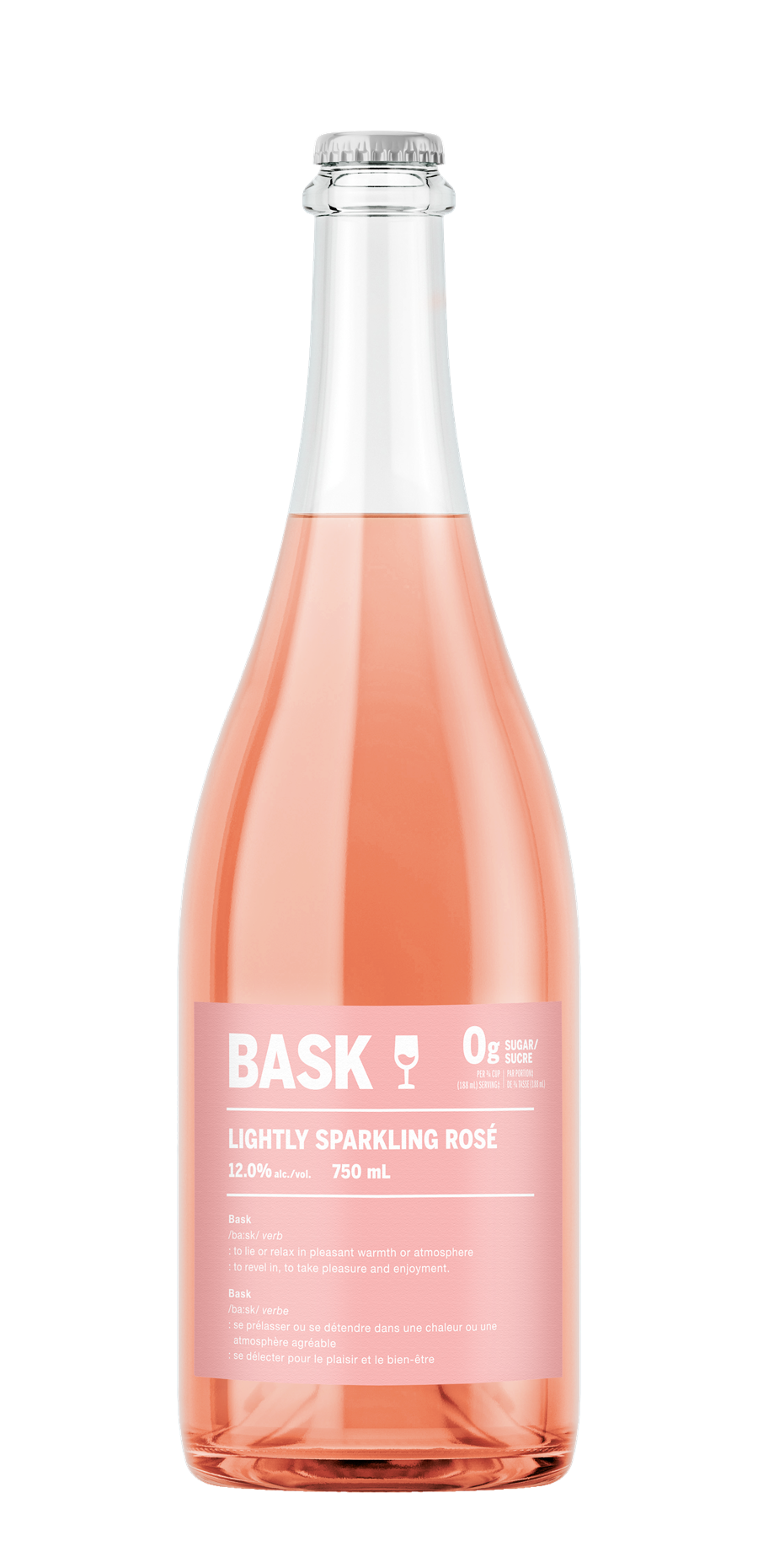 Bask Lightly Sparkling Rosé 80093814 Bask Wine