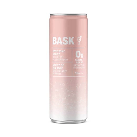 an image of BASK Rosé Wine Spritz